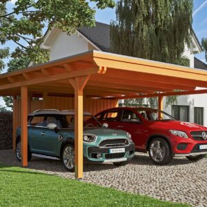 Carport Emsland m. Abstellraum