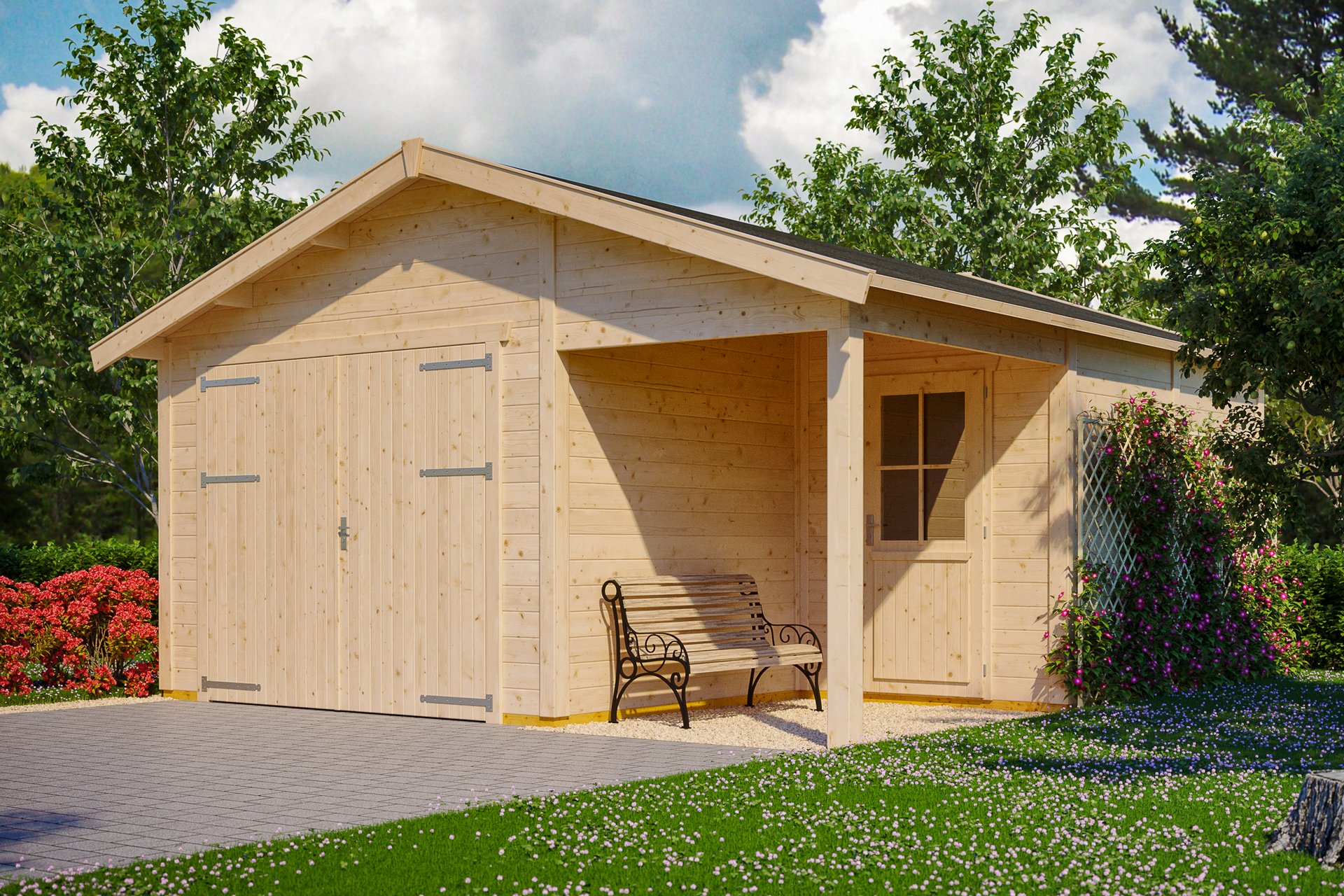 Holzgarage Varberg 1 Holzgarage Varberg