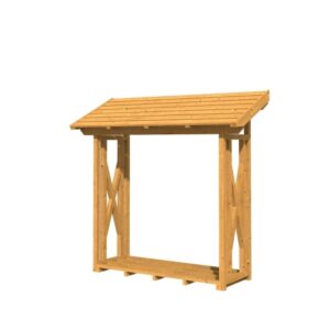 Holzunterstand Paul 1, 240x88cm