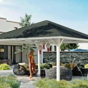 Das richtige Gewächshaus - problemlos und komfortabel 4 4-Eck Pavillon Cannes