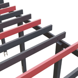 Schneelasterhöhung Flachdach-Carport