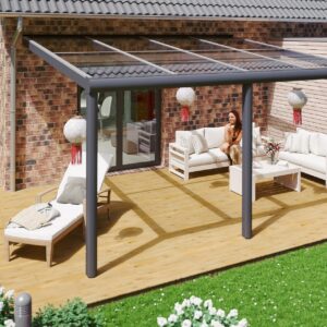 Das richtige Gewächshaus - problemlos und komfortabel 8 Terrassenüberdachung Monza