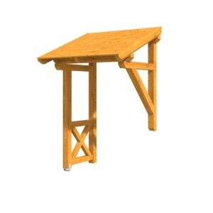 Das richtige Gewächshaus - problemlos und komfortabel 11 Vordach Potsdam 3 Pultdach