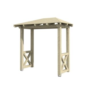 Vordach Wismar 4 Walmdach