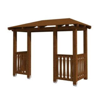 Vordach Wismar 6 Walmdach