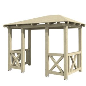 Vordach Wismar 7 Walmdach