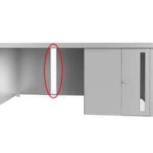 Das richtige Gewächshaus - problemlos und komfortabel 11 Lichtpaneel für Seitendach zu Gerätehaus