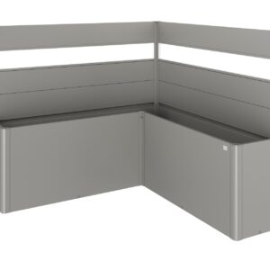 Sichtschutz zu Pflanzbeet Belvedere L-Form mit Acrylglas