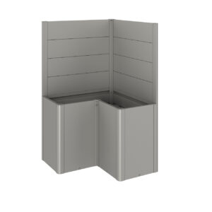 Sichtschutz zu Pflanzbeet Belvedere L-Form ohne Acrylglas