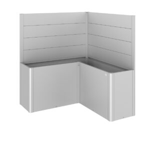 Sichtschutz zu Pflanzbeet Belvedere L-Form ohne Acrylglas