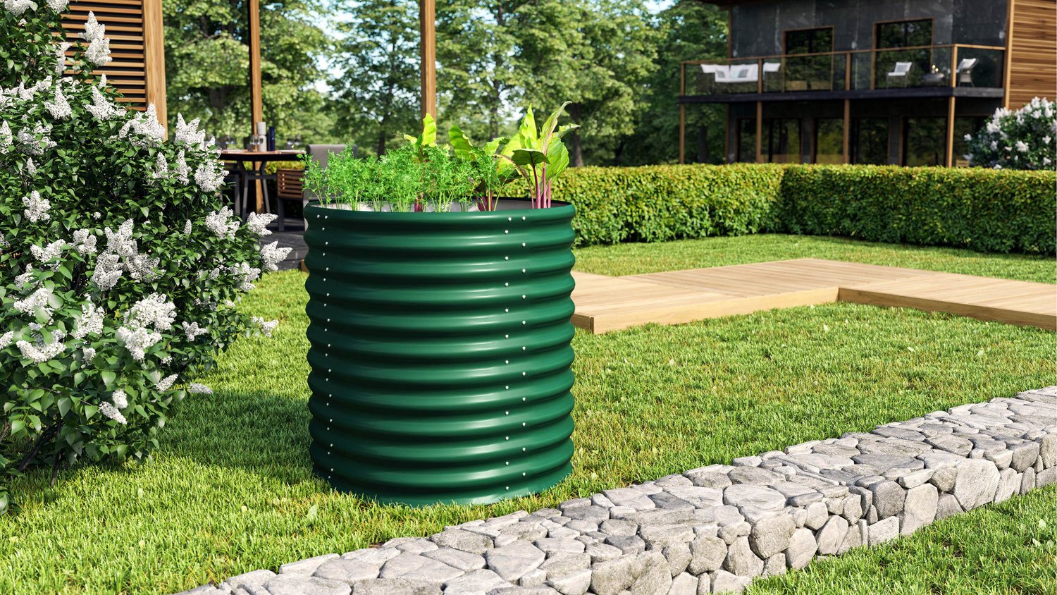 Hochbeet Terra Rund 1 Hochbeet Terra Rund