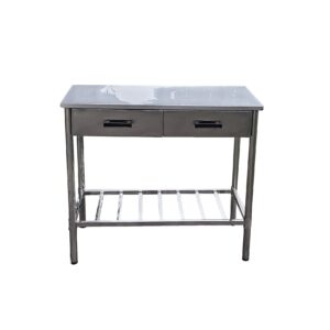 Grillen - risikofrei und einfach 4 Edelstahl Arbeitstisch "Country-Life"