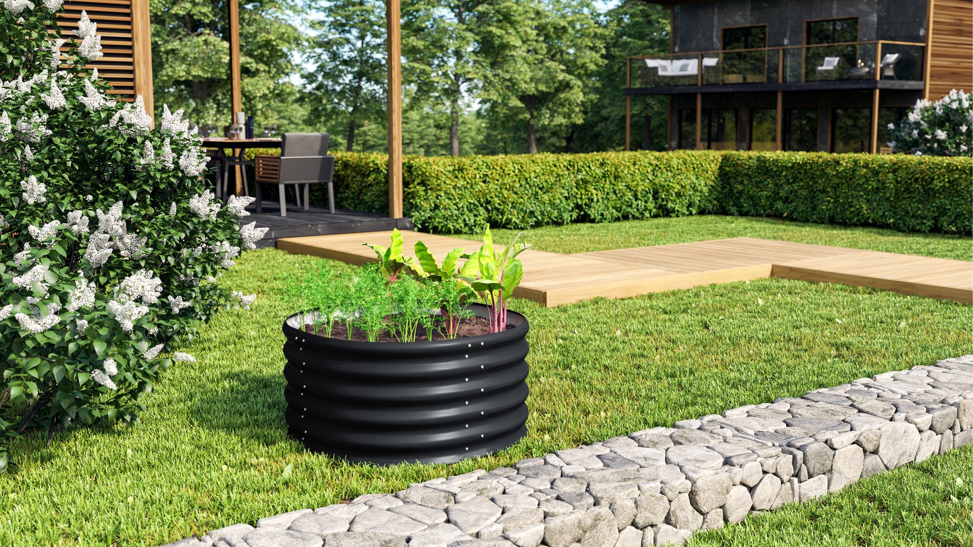 Hochbeet Terra Rund 1 Hochbeet Terra Rund