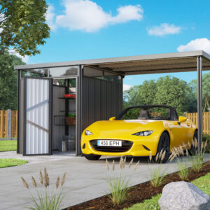 Gerätehaus Rheinfelden, anthrazit matt