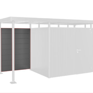 Rückwand für Seitendach Gr. S für Gr. H2-H5