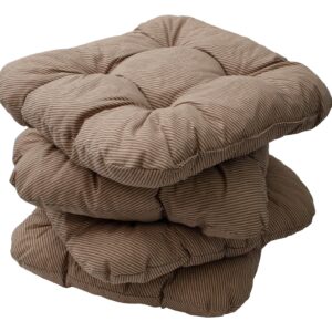 Sitzkissen gestreift, 4-er Set