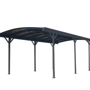 Carport Rundbogen anthrazit