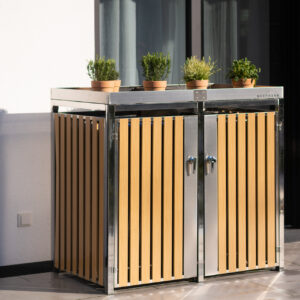 Mülltonnenbox 2-fach 240 Liter