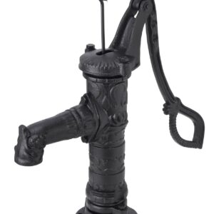 Nostalgiepumpe schwarz