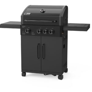 Grillen - risikofrei und einfach 1 Gasgrill Minnesota 3, Seitenkocher, schwarz