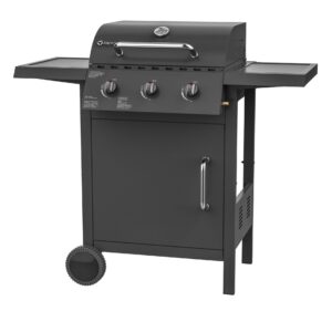 Grillen - risikofrei und einfach 2 tepro Gasgrill Tulsa, 3 Brenner, schwarz