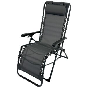 Relaxsessel Hochlehner, Stahl/Textil