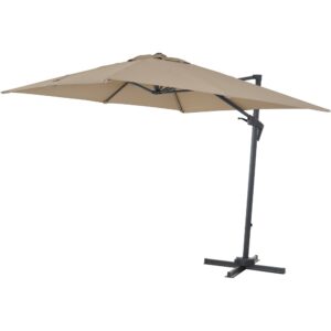 Vito Ampelschirm anthrazit/taupe 250 x 250 cm