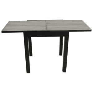Das richtige Gewächshaus - problemlos und komfortabel 11 Balkon-Ausziehtisch 70/140x70cm, Tischplatte Glas in Keramikoptik hellgrau