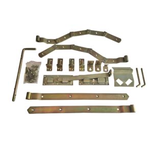 Beschlag f. Doppeltor gebogen verzinkt