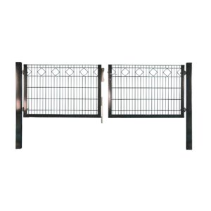 CARO Doppeltor anthrazit inkl. Pfosten