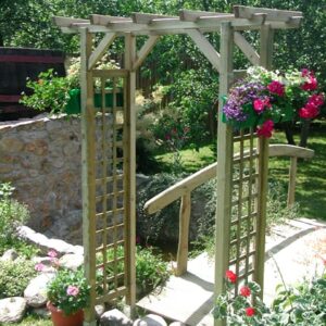 CLEMATIS Eingangspergola gerade