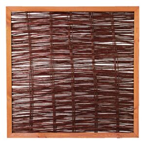 FAKO Weidengeflechtzaun, mit umlauf. Rahmen