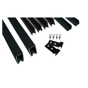 FARÖ-Serie HPL-Steckzaunsystem Start-,Mittel- & Abschlussleisten