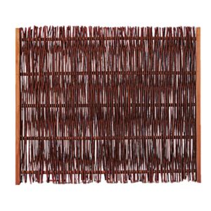 FUEGO Weidengeflechtzaun m.seitl. Rahmen