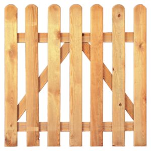 HEIKO-Gartentor gerade, ohne Beschlag