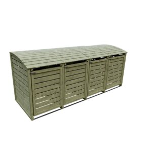 HENRI Mülltonnenabtrennung 4-fach B 300xT 90xH 120 cm