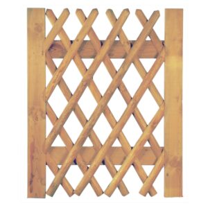 Jägerzaun Tor Latten 55 mm, kdi braun