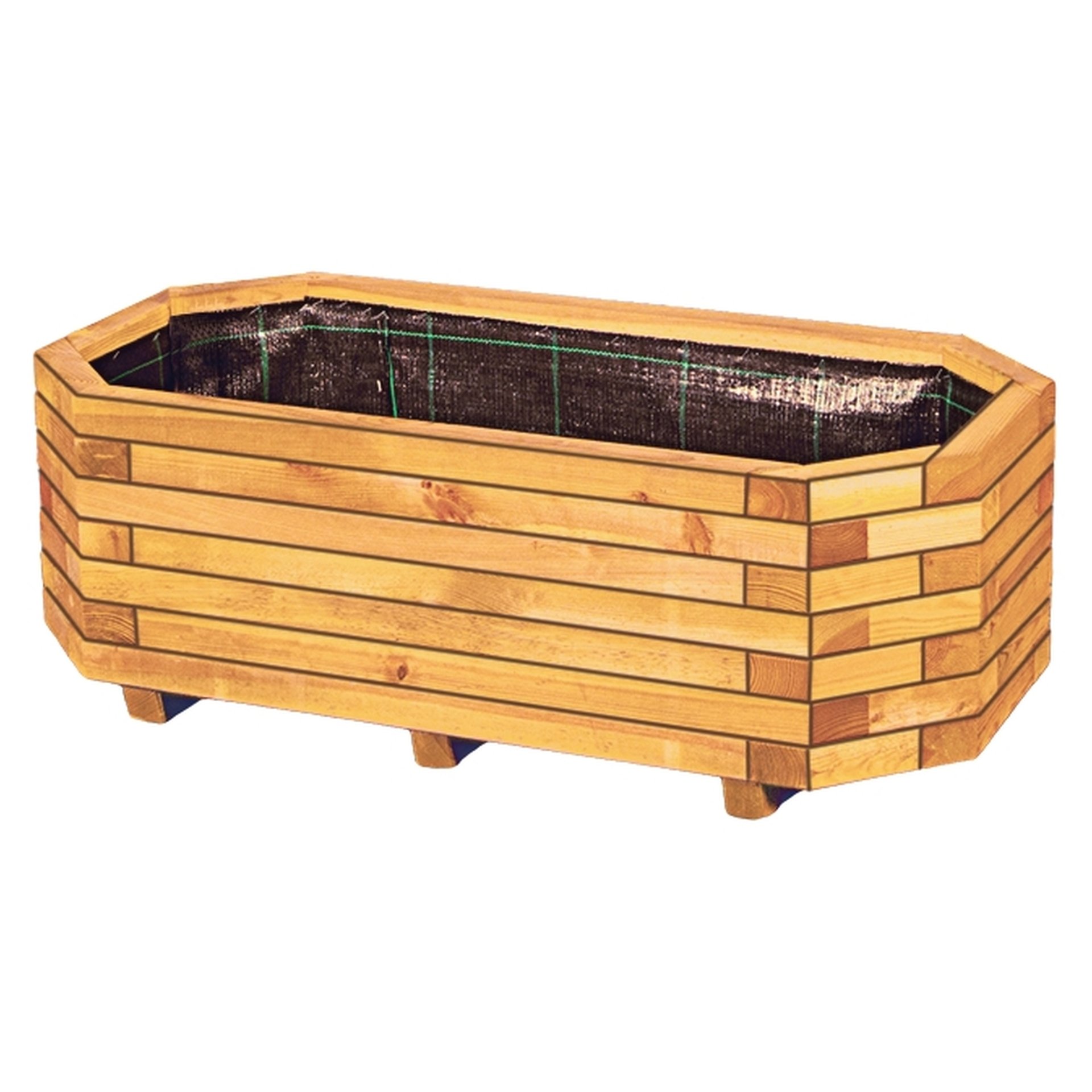 KÄTHE Blumenkübel, 8-eck B 100xT 50xH 35 cm 1 KÄTHE Blumenkübel, 8-eck B 100xT 50xH 35 cm