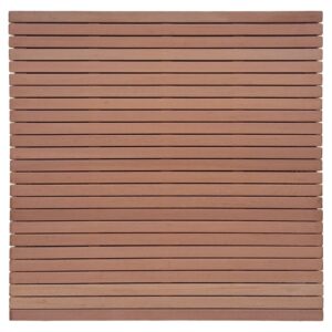 Das richtige Gewächshaus - problemlos und komfortabel 7 PARALLELA-Rhombuszaun, Keruing 180x180 cm