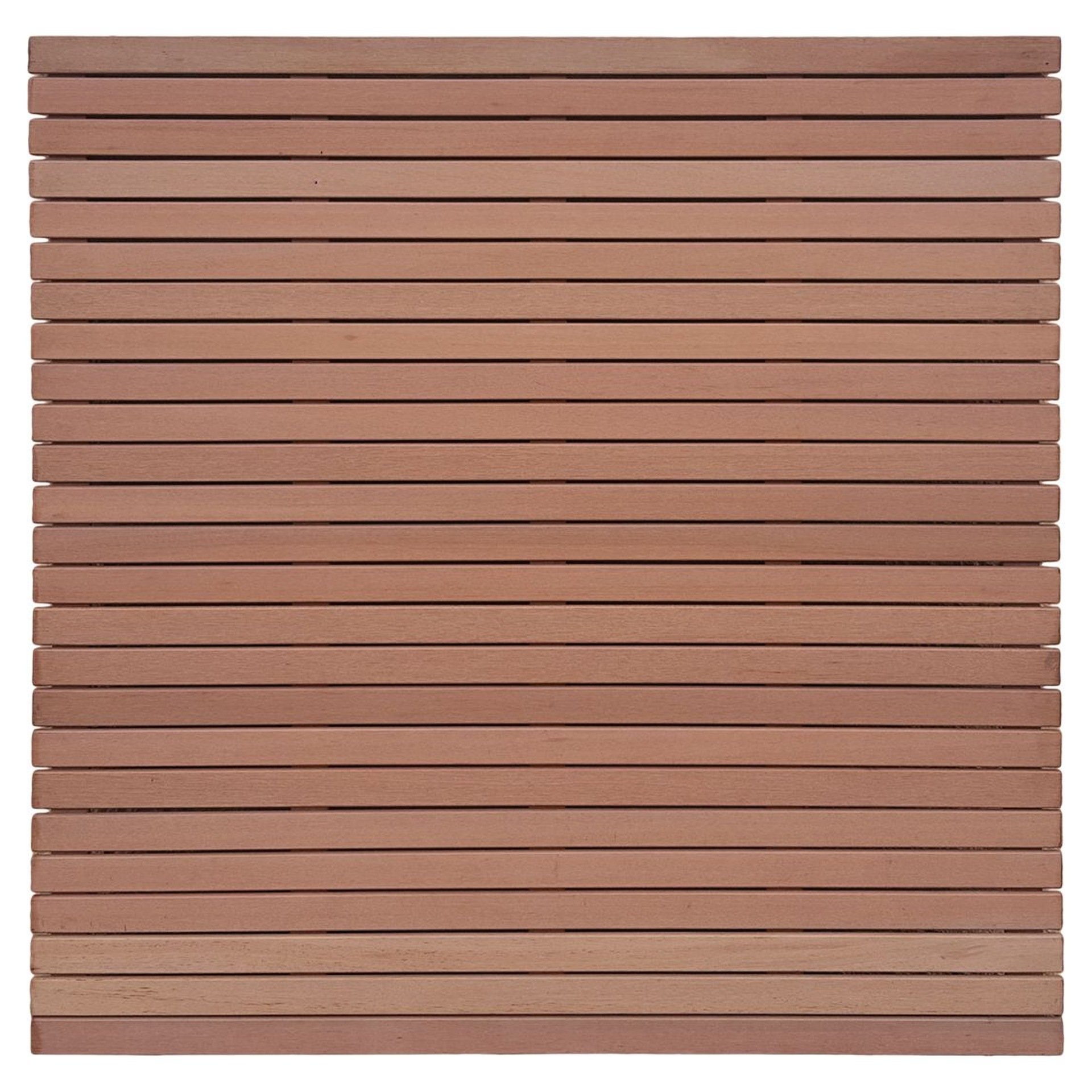 PARALLELA-Rhombuszaun, Keruing 180x180 cm 1 PARALLELA-Rhombuszaun, Keruing 180x180 cm