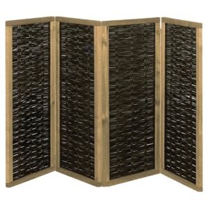 Das richtige Gewächshaus - problemlos und komfortabel 12 PAULINA Paravent aus Weide 4-teilig mit Scharnieren