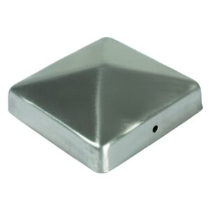 Pfostenabdeckung aus Metall 9x9 cm