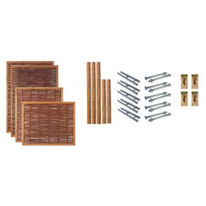 Sichtschutz Zaun-Set FRESNO