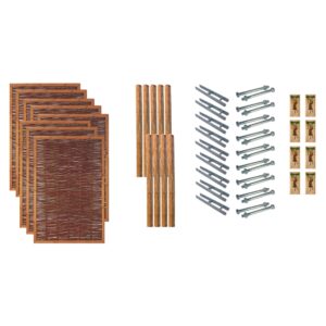 Sichtschutz Zaun-Set FRESNO
