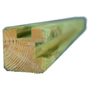 TRELLEBORG-System Eckpfosten 9x9x210 cm, L-Pfosten