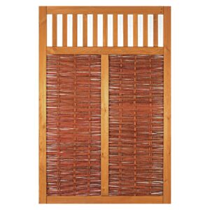 VESUV Weidengeflechtzaun braun