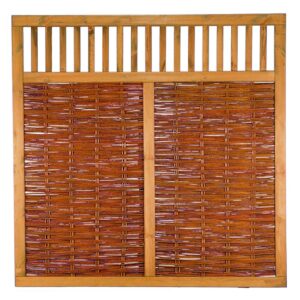 VESUV Weidengeflechtzaun braun