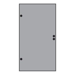 Das richtige Gewächshaus - problemlos und komfortabel 9 VETRO TÜR-Glasscheibe 987x1800 mm, Vollflächen
