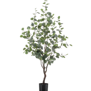 Künstlicher blauer Eukalyptus | Gummibaum | +/- 120cm | ø 14cm Topf