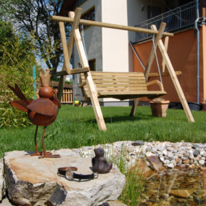 Hollywoodschaukelbank mit Gestell 1,68m